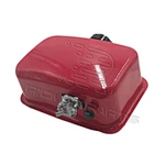 Red with fuel tank cap fuel cock